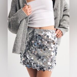 Abercrombie & Fitch Scarlett Sequin Mini Skort BESTSELLER SOLD OUT